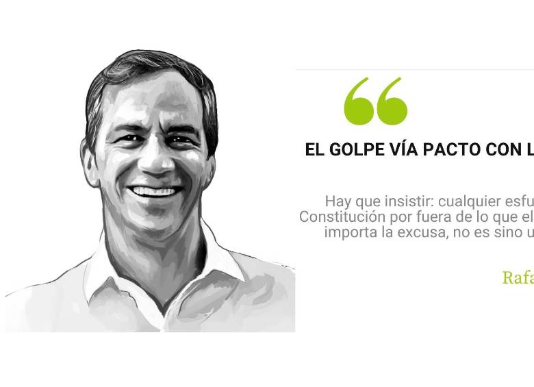 El golpe vía pactos con los violentos