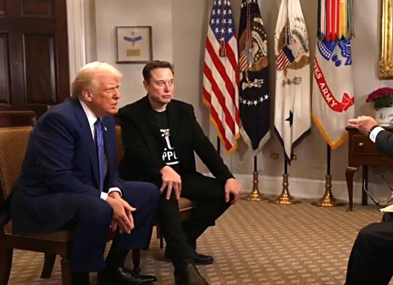 El millonario Musk dijo que ve su papel como el de un simple facilitador de la agenda de Trump. Foto: Captura de video