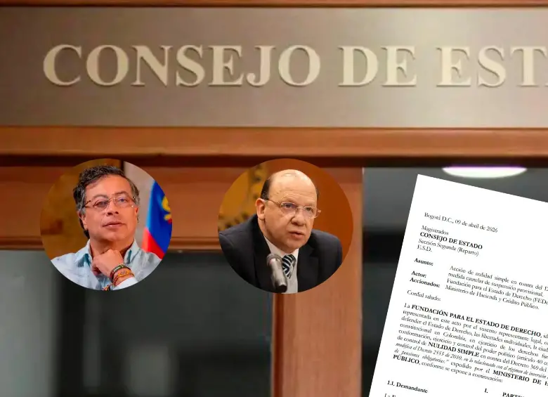 La demanda contra el decreto de Gustavo Petro llega al Consejo de Estado, mientras el ministro Germán Ávila defiende la repatriación del ahorro pensional frente a riesgos financieros. FOTO EL COLOMBIANO