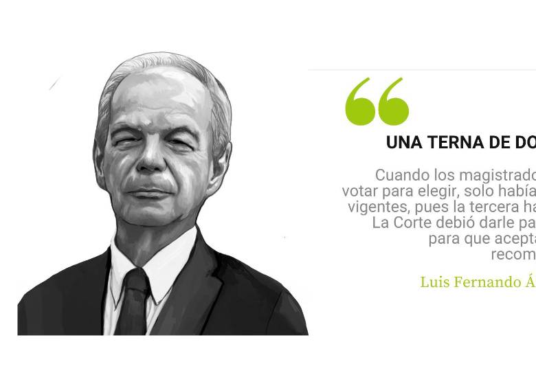 Una terna de dos personas