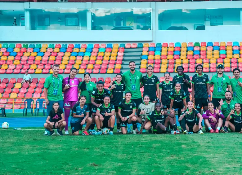 Atlético Nacional terminó líder del todos contra todos y ahora buscará un lugar en la final de la Liga Femenina BetPlay. FOTO: @naloficialfem