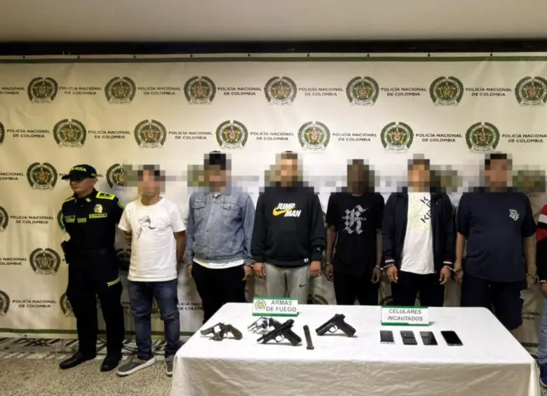 La red cometía los hurtos principalmente en la comuna El Poblado, donde las víctimas eran, en su mayoría, ciudadanos extranjeros. FOTO: Cortesía Alcaldía de Medellín