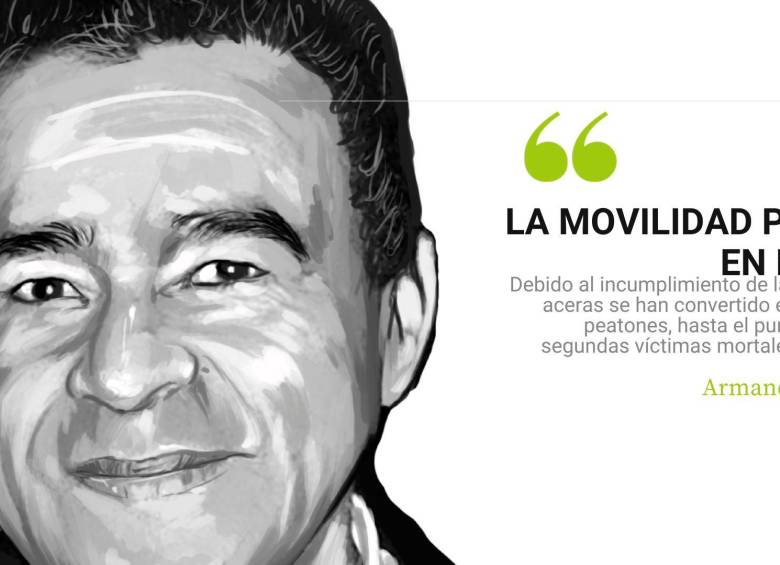 La movilidad peatonal en Medellín