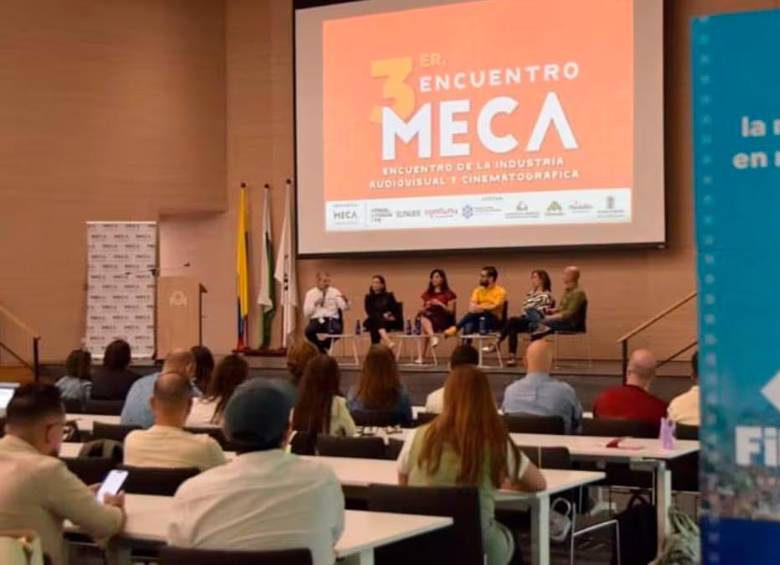 El 4.º Encuentro MECA es organizado por la Asociación de la Industria Audiovisual y Cinematográfica de Medellín. FOTO cortesía meca