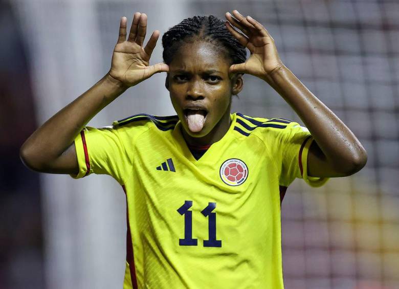 Linda Caicedo, que el 22 de febrero cumple 18 años, suena fuerte para llegar al Barcelona femenino, en España. FOTO: GETTY