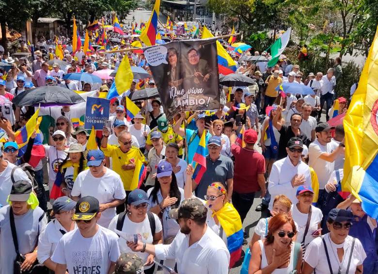 La movilización comenzó este miércoles hacia las 10 de la mañana entre la Avenida Oriental y La Playa. FOTO: JAIME PÉREZ