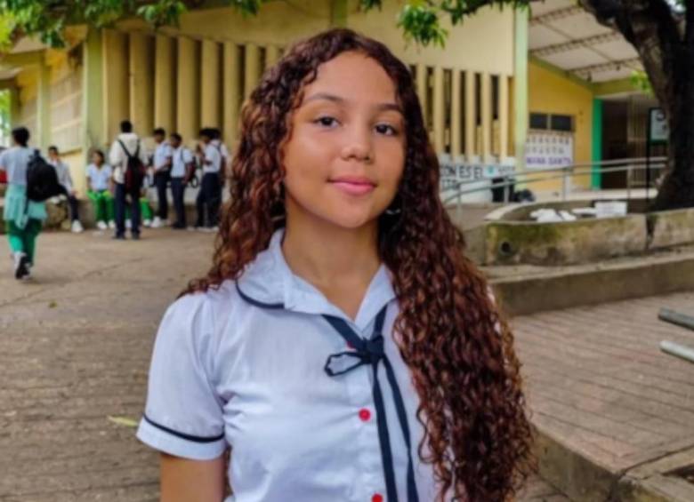 Daniela Marcela Flórez es una de las 25 estudiantes seleccionadas que viajará a conocer la Nasa. Foto: Alcaldía de Sincelejo