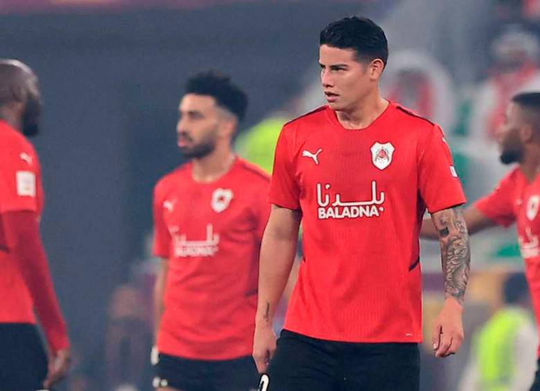 James Rodríguez sigue sin tener competencias. Dice que no está lesionado. FOTO AFP