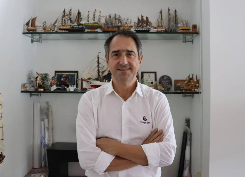 Gabriel Jaime Cadavid, gerente general de Colplast. FOTO: Cortesía.