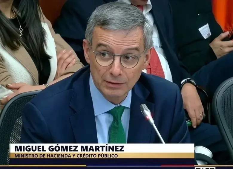 El ministro de Hacienda, Miguel Gómez, afirmó ante el Congreso que “este no es el presupuesto que hubiéramos querido presentar. Es el que podemos permitirnos”. Foto: Cortesía