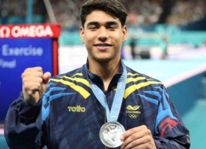 Ángel Gabriel Barajas se llevó una medalla de plata en los Juegos Olímpicos París 2024. Foto: Juegos Olímpicos