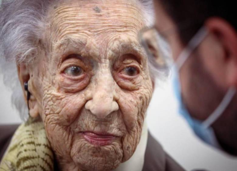 María Branyas Morera murió a los 117 años. Foto: tomada de redes sociales X @perearagones