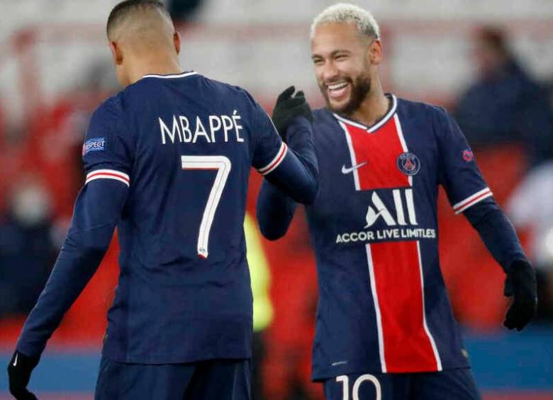 Neymar y Mbappé aclaran su futuro en el PSG. FOTO EFE