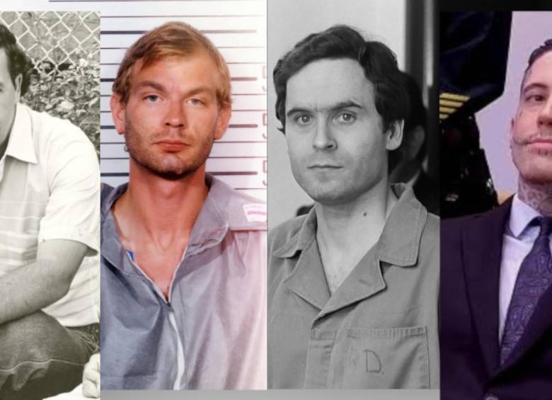 Pablo Escobar, Jeffrey Dahmer, Ted Bundy y Wade Wilson generaron polémica en sus tiempos. Foto: EL COLOMBIANO - GETTY - captura de video (Wilson)