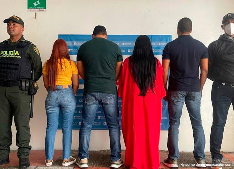 Las 13 personas recibieron medida de aseguramiento privativa de la libertad en centro carcelario. FOTO: CORTESÍA