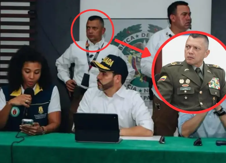 Jorge Delgado había acompañado al presidente en sus desplazamientos y servido como enlace con la Policía. Su salida ocurre mientras aparece mencionado en un expediente por un presunto caso de tráfico de influencias. FOTO: PRESIDENCIA Y POLICÍA NACIONAL.