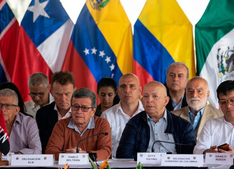 La delegación de paz agradeció los esfuerzos de los países garantes y del representante especial de Naciones Unidas. Reconoció el papel crucial de la Iglesia. FOTO cortesía