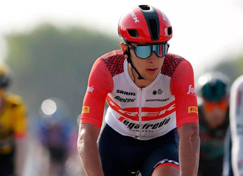 Antonio Tiberi, de 21 años de edad, compite para el Trek desde 2022. FOTO GETTY 