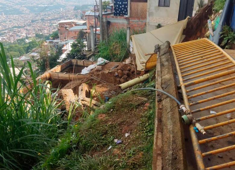 Esta zona presenta problemas de inestabilidad en los terrenos, que se agrava con las construcciones ilegales. FOTO: CORTESÍA