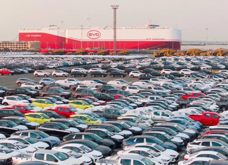 La marca china BYD mostró el mayor crecimiento en ventas en Colombia con 226%. FOTO GETTY. 
