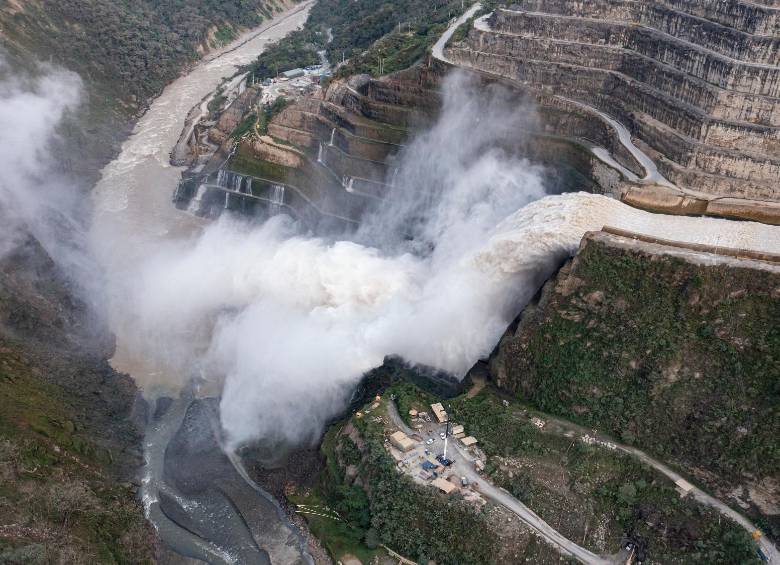 En abril de 2018, EPM reportó la contingencia en la construcción del proyecto Hidroituango. FOTO Manuel Saldarriaga