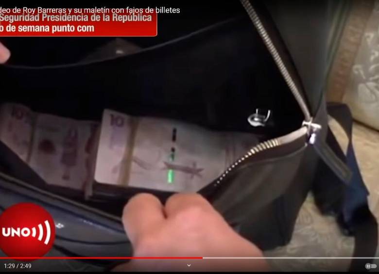 La versión de Roy sobre el bolso con fajos de dinero que dejó olvidado