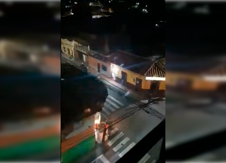 El hecho ocurrió en el sector conocido como La Colina, en Rionegro. FOTO: CORTESÍA
