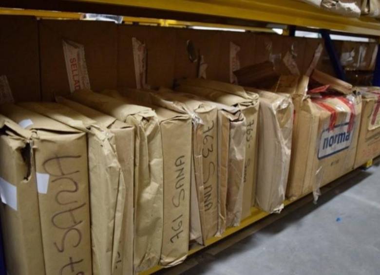 Cajas con documentos del DAS. Foto: AGN.