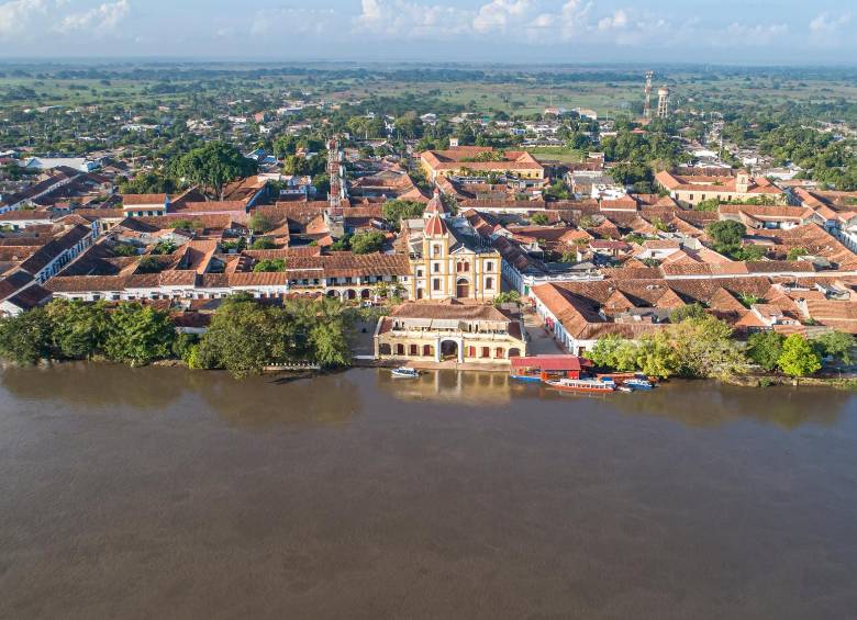 Vista del atardecer en el río Magdalena, un imperdible en Mompox