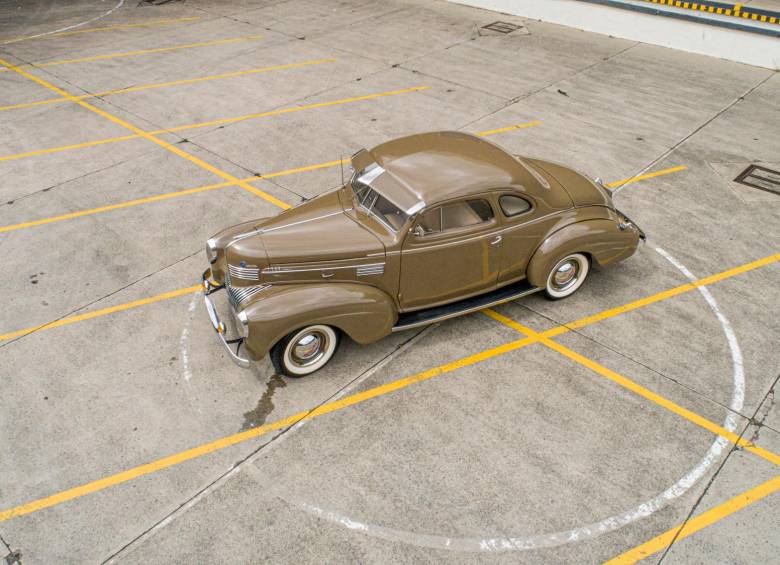 Así luce el Chrysler Royal Coupé de 1939. FOTO Carlos Velásquez