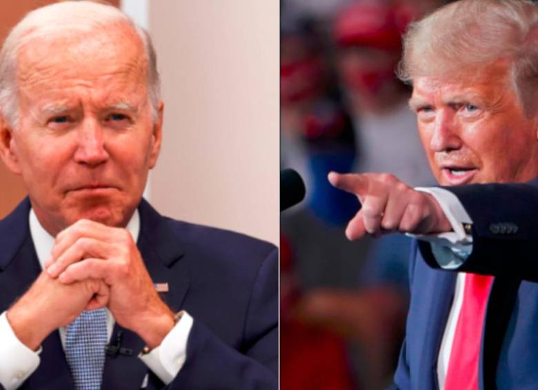Enfrentamiento entre Joe Biden y Donald Trump por la presidencia de Estados Unidos. Foto: Getty - AFP 