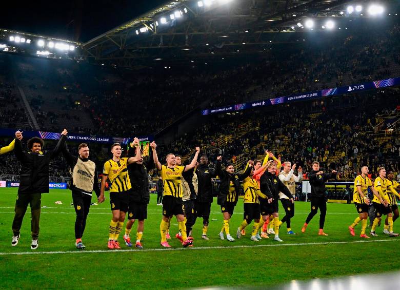 Borussia Dortmund goleó y es líder de la Champions. FOTO X-DORTMUND