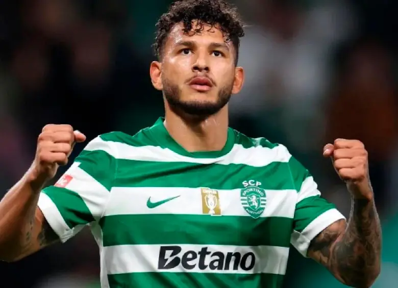 Luis Javier Suárez, goleador en la Liga de Portugal. FOTO AFP