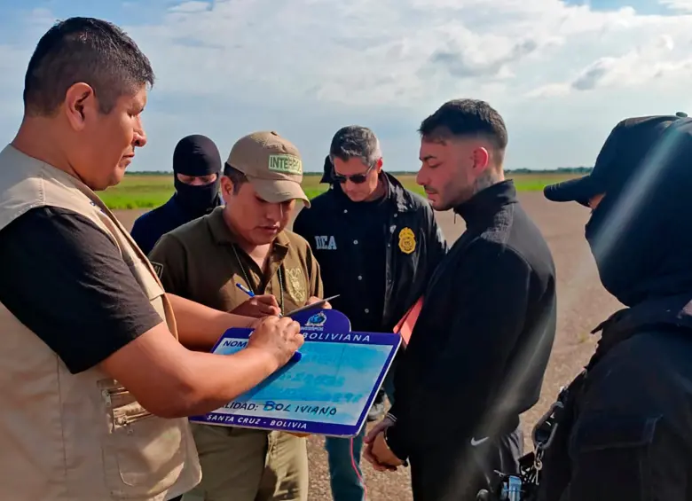 Sebastián Marset, de 34 años y prófugo desde 2023, fue detenido en Santa Cruz de la Sierra, Bolivia. FOTO: AFP