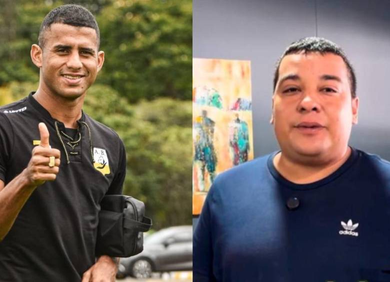 Carlos Henao (imagen derecha) se pronunció sobre lo que hizo el hincha Sebastián Luna (imagen izquierda): Foto: tomada de Instagram @bucaramangaoficial 