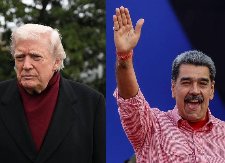 El portal Axios reveló que Trump considera hablar con Maduro mientras aumenta la actividad militar de EE. UU. cerca de Venezuela. FOTO: AFP. 