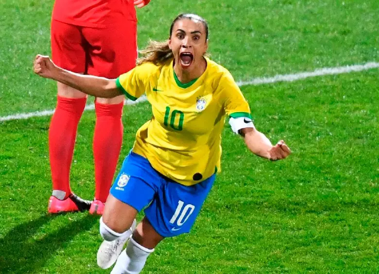 Marta es considerada una de las mejores futbolistas en la historia del fútbol femenino. FOTO: AFP