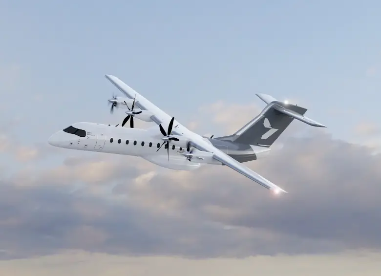 Los vuelos del avión híbrido-eléctrico ES-30 costarían un 40% menos que los convencionales. FOTO cortesía Heart Aerospace
