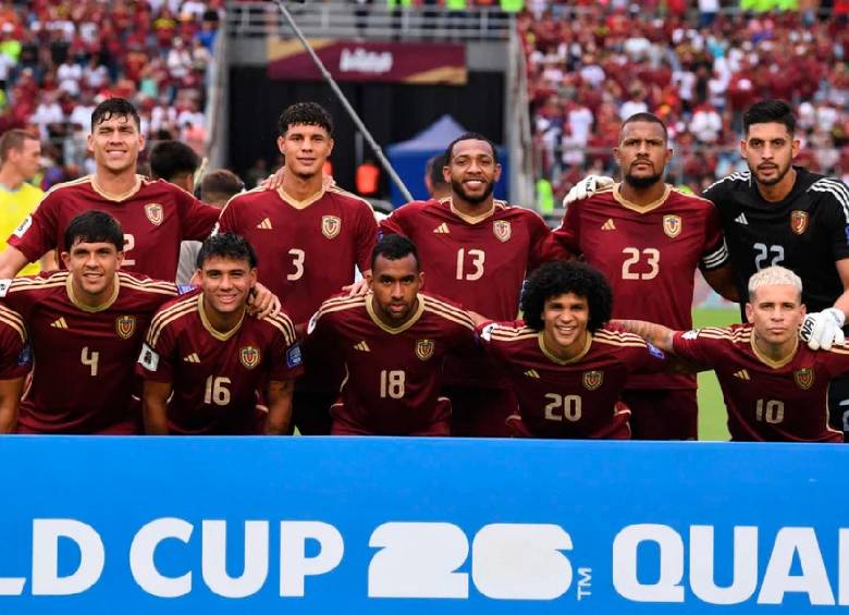 Venezuela viene de caer 2-1 ante Ecuador. FOTO AFP