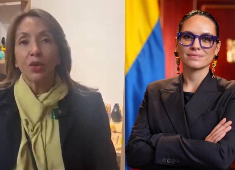 Laura García (izquierda) es la madre de María del Mar Pizarro (derecha), representante a la Cámara por Bogotá del Pacto Histórico. Foto: Cancilleía/Redes sociales @mariadelmarpizarro