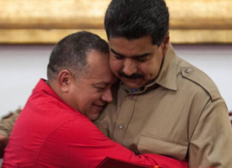 La complicidad entre Diosdado Cabello y Nicolás Maduro. Foto. Colprensa 