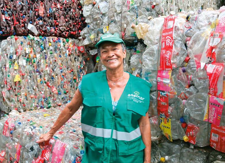 Recicladora del programa Reciclave. Foto: Cortesía. 
