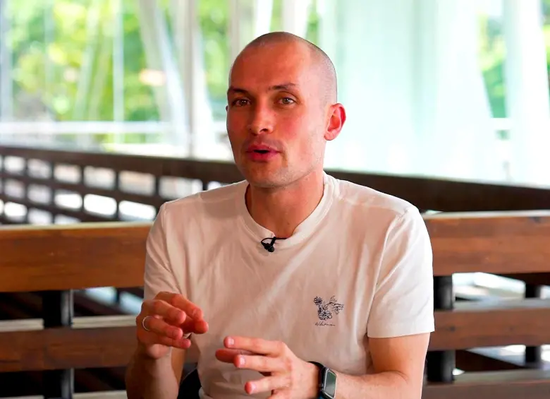 Juan Esteban Hincapié, cofundador de Erco Energy. FOTO: CAMILO SUÁREZ