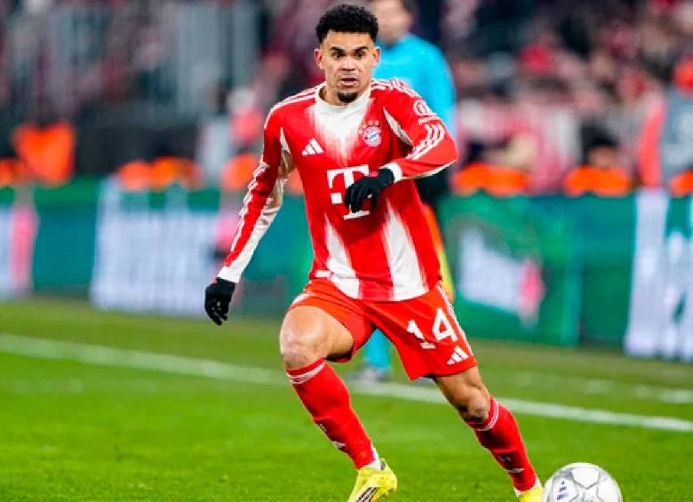 Luis Díaz, uno de los hombres más desequilibrantes del Bayern ante el PSG. FOTO AFP