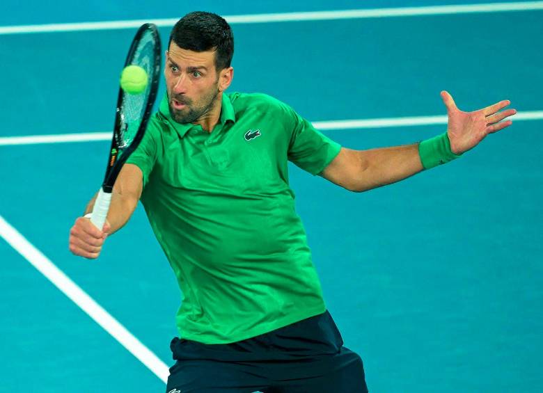 Novak Djokovic se quejó por la excesiva exposición del Abierto de Australia de asuntos extradeportivos. FOTO GETTY