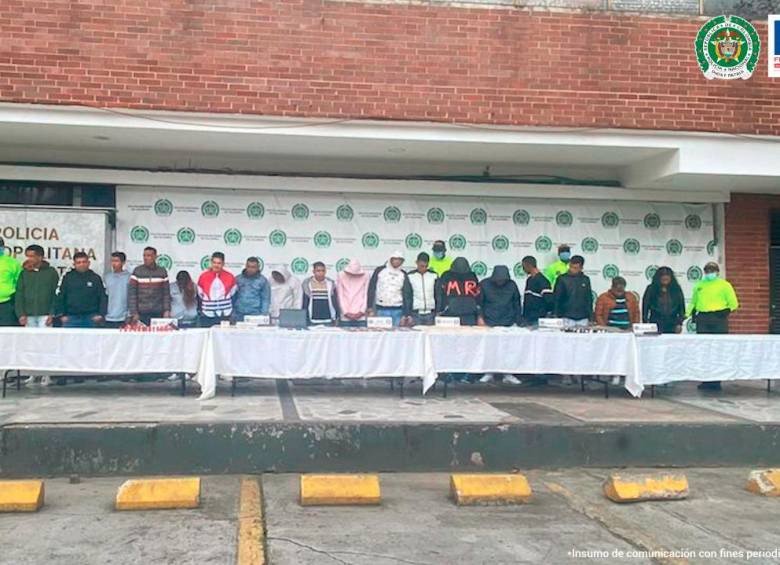 En el marco de operación se logró la captura de 19 integrantes del Tren de Aragua. FOTO: CORTESÍA