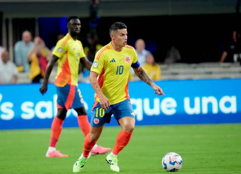 James Rodríguez volverá a liderar a Colombia en un Mundial. Foto: Juan Antonio Sánchez Ocampo.