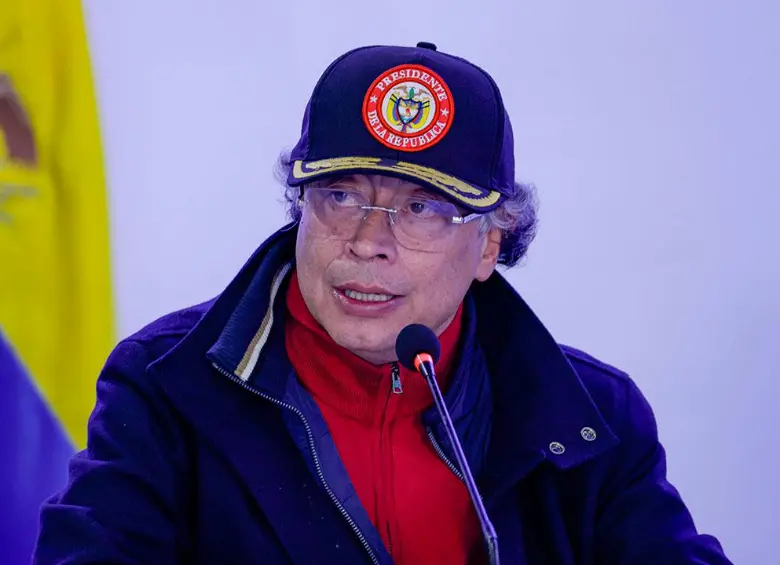 El presidente Gustavo Petro anunció medidas económicas y de seguridad en la frontera con Ecuador durante un Consejo de Ministros en Ipiales. Foto Presidencia