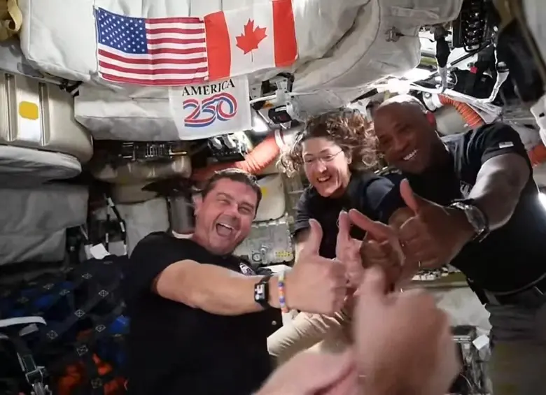 El presidente Donald Trump llamó y felicitó a los astronautas, y les dijo que hicieron “historia”. FOTO NASA