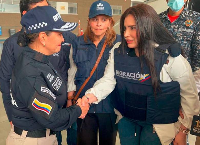 La excongresista Aída Merlano fue deportada a Colombia el pasado viernes. Ya está en la cárcel El Buen Pastor. FOTO: CORTESÍA